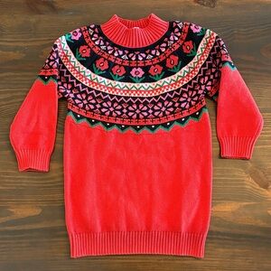 Hanna Andersson sweater dress. Girls 5.